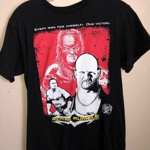 4 wwe small t-shirts + (1 free of charge,kids XXL)
